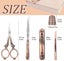 Embroidery Scissors Kit European Antique Vintage Sewing Kit Vintage Sewin CHK29M Carousel 7