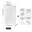1100/1800/2300Ml Refillable Laundry Detergent Dispenser Empty Tank for Po CHK29M Carousel 2