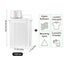 1100/1800/2300Ml Refillable Laundry Detergent Dispenser Empty Tank for Po CHK29M Carousel 1