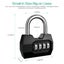 Portable 4 Dial Digit Combination Lock Weatherproof Protection Security P CHK29M Carousel 3