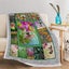 Soft Plush Floral Throw Blanket For Sofa Bed And Couch Carousel 4
