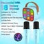 Mini Karaoke Machine for Kids, Portable Bluetooth Speaker with 2 Wireless CHK29M Carousel 9