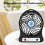 Mini Small Fan Usb Charging Desktop Student Dormitory Office Portable Pla CHK29M Carousel 7