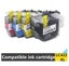 Compatible for brother LC422 LC422XL Ink Cartridge For Brother MFC-J5340D CHK29M Carousel 6