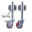 2 inch, 3 inch, 4 inch spring damping casters,gate spring wheel, damping CHK29M Carousel 3
