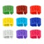 100 Pcs 10 Colors Foot Ring with Text Bird Parrot Pigeon Training Tools 8 CHK29M Carousel 3
