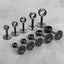 DRELD 2Pc Stainless Steel Flange Rod Holder Closet Pole End Supports Sock CHK29M Carousel 6