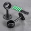 DRELD 2Pc Stainless Steel Flange Rod Holder Closet Pole End Supports Sock CHK29M Carousel 9