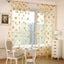 Sun Flower Tulle Curtains for Living Room Bedroom Kitchen Yellow Floral V CHK29M Carousel 2