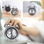 Loud Alarm Clock for Heavy Sleepers Adults Retro 4.5 Inch Silent Quartz w CHK29M Carousel 10