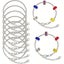 5pcs Gold Silver Bracelet Simple Delicate Snake Chain Bracelet for Women CHK29M Carousel 4