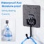 Self Adhesive Hooks Rotating Waterproof Seamless Strong Sticker Holder Wa CHK29M Carousel 7