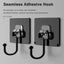 Self Adhesive Hooks Rotating Waterproof Seamless Strong Sticker Holder Wa CHK29M Carousel 8