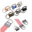 10 PCS 26mm Keychain Split Ring Wristlets Cotton Tail Clip with Key Ring CHK29M Carousel 6