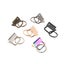 10 PCS 26mm Keychain Split Ring Wristlets Cotton Tail Clip with Key Ring CHK29M Carousel 7