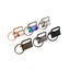 10 PCS 26mm Keychain Split Ring Wristlets Cotton Tail Clip with Key Ring CHK29M Carousel 10