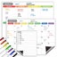 Magnetic Whiteboard Calendar Drawing Dry Erase Daily/Weekly/Monthly Plann CHK29M Carousel 7