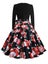 Winter Christmas Dresses Women 50S 60S Vintage Robe Swing Pinup Elegant P CHK29M Carousel 5