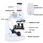 1200X LED Lab Microscope Kit For Children Biology Microscope For Schoolbo CHK29M Carousel 7