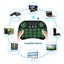 Bluetooth 2.4G Colorful Backlight Russian Spanish Air Mouse Remote Touch CHK29M Carousel 7