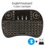 Bluetooth 2.4G Colorful Backlight Russian Spanish Air Mouse Remote Touch CHK29M Carousel 2