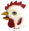 Rooster Mask Chicken Mask Halloween Novelty Costume Party Latex Animal He CHK29M Carousel 4