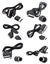1.8M/6FT EU versionScart cable RGB AV Cables PAL For PS2/PS1/SEGA MD1/MD2 CHK29M Carousel 6