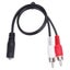 Universal RCA Cable 3.5mm Jack Stereo Audio Cable Female to 2RCA Male Soc CHK29M Carousel 2
