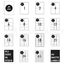 A4 Labels Sticker, 100pc Paper Mailing Address Office Laser Inkjet 74.2x105mm Carousel 4