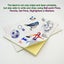 A4 Labels Sticker, 100pc Paper Mailing Address Office Laser Inkjet 74.2x105mm Carousel 13