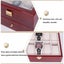Luxury Red Painted Wooden Watch Boxes Storage Organizer Box Watch Box Dou CHK29M Carousel 9
