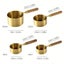 4/8Pcs Wooden Handle Stainless Steel Measuring Cups Spoons Baking Tools C CHK29M Carousel 6