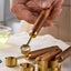 4/8Pcs Wooden Handle Stainless Steel Measuring Cups Spoons Baking Tools C CHK29M Carousel 8