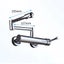 Kitchen Faucet 360 Degree Rotating Black Wall faucet Mixer sink wall moun CHK29M Carousel 4