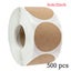 Kraft Paper Stickers Round Blank Labels For Handmade Gift Tag Paper DIY E CHK29M Carousel 1