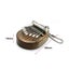 8 Key Mini Portable Thumb Piano Finger Percussion Keyboard Pocket Musical CHK29M Carousel 7