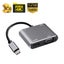 4K Type C to HDTV-compatible USB C 3.0 VGA PD Adapter Dock Hub for Macboo CHK29M Carousel 4