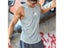 Newest Summer Men's Gym Vest Mesh Sleeveless T-Shirts For Basketball Running Carousel 6