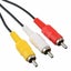 Aux Video Av 1.8 M Sturdy And Well Made For Ps1 Ps2 Ps3 A/v Av Cable Fitt CHK29M Carousel 6