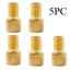 5PC F/V To A/V Valve Adapter Bike Value Converter Presta To Schrader Gold CHK29M Carousel 2