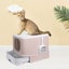 Cat Litter Box Fully Enclosed Kitty Coffee Carousel 7
