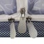 Mosquito Bed Nets Foldable Canopy Square Blue Carousel 4