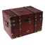 Treasure Chest Vintage Wooden Storage Box Antique Style Jewelry Organizer CHK29M Carousel 3