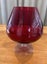 Retro/Vintage 1970s Ruby Red Glass Vase Carousel 1