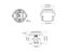12pcs Copy Sanwa Buttons 30mm 24mm Arcade Push Button Switch Baolian Circle Carousel 6