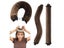 3/1pc Heatless Hair Curler No Heat Lazy Hair Rollers Overnight Sleeping Curling Carousel 3