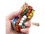 12PC Child Magic Cubes 3CM Twist Puzzle Speed Classic Plastic Toys Learning Carousel 7