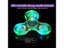 Transparent Luminous LED Light Fidget Spinner Hand Top Spinners Glow In Dark Carousel 6