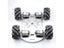 15KG Load 4WD 96mm Mecanum Wheel Robot Car Chassis Kit With DC 12V Encoder Carousel 3