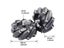 15KG Load 4WD 96mm Mecanum Wheel Robot Car Chassis Kit With DC 12V Encoder Carousel 4